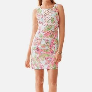 Lilly Pulitzer Rosie In The Vias Lace Sun Shift Dress Size 00